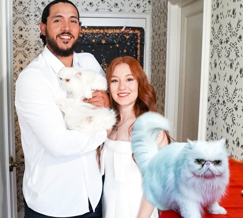 LA GATITA DE ANDRÉS MUÑOZ ES UNA CELEBRIDAD
