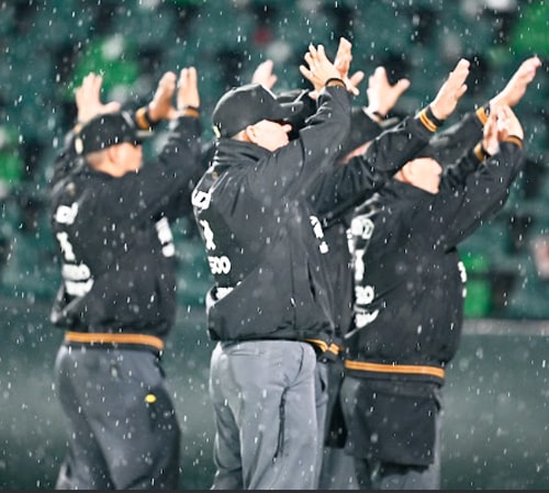 LLUVIA DETUVO TRISTE EXHIBICIÓN DE PERICOS