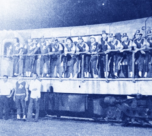 EL PARQUE ALJADORES Y LAS VÍAS DEL TREN EN 1975