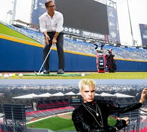 EL HARP PARA CONCIERTOS Y EL WALMART PARA EL GOLF