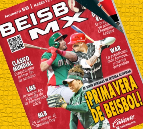 ¡YA DISPONIBLE LA REVISTA BEISBOL MX NÚMERO 59!
