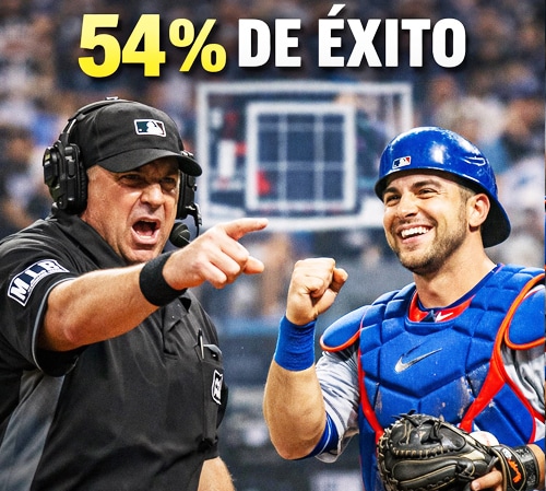 SISTEMA DE RETOS ABS CORRIGE Y EXHIBE AL UMPIRE
