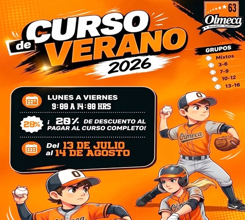 ACTIVIDAD DE VERANO EN LA LIGA OLMECA DE CDMX
