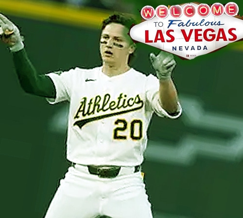 PRIMER ENSAYO DE LOS A’S EN LAS VEGAS FUE UNA LOCURA