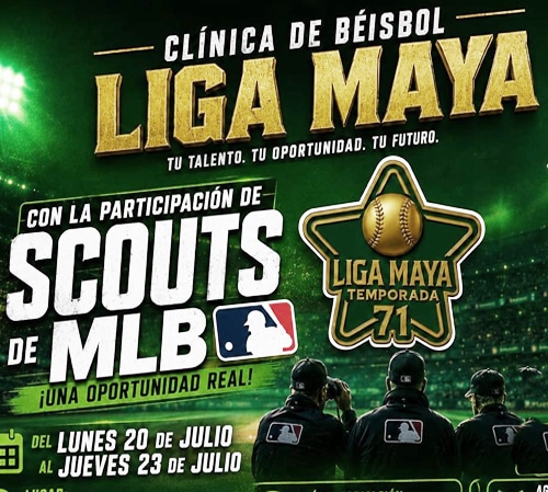 ANUNCIA LIGA MAYA VISITA DE SCOUTS DE MLB