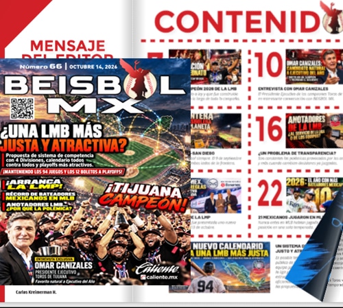 ¡EL #66 DE BEISBOL MX YA SALIÓ Y TE VA A ENCANTAR!
