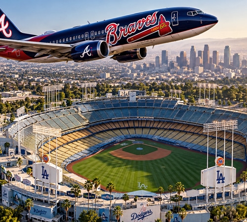 CELEBRAR, VIAJAR, DORMIR Y LLEGAR A DODGER STADIUM